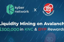 DeFi Yield Protocol 与 KyberDMM 合作以提高 Avalanche 上的 DYP 代币流动性